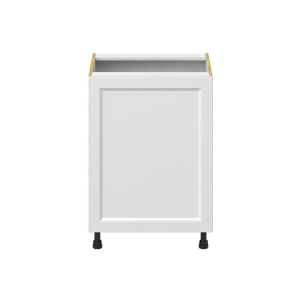 Magnolia Painted Bright White Recessed Assembled Sink Base Cabinet with a Full High Door (24 in. W x 34.5 in. H x 24 in. D)