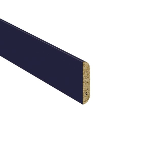 0.25 in. W x 96 in. H x 1.25 in. D  Camellia Painted Midnight Blue Scribe Moulding