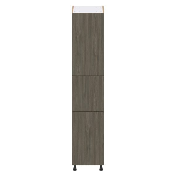 Cordyline Textured Slab Walnut Assembled Pantry Cabinet with 2 Doors and 3 Inner Drawers (18 in. W X 89.5 in. H X 24 in. D)