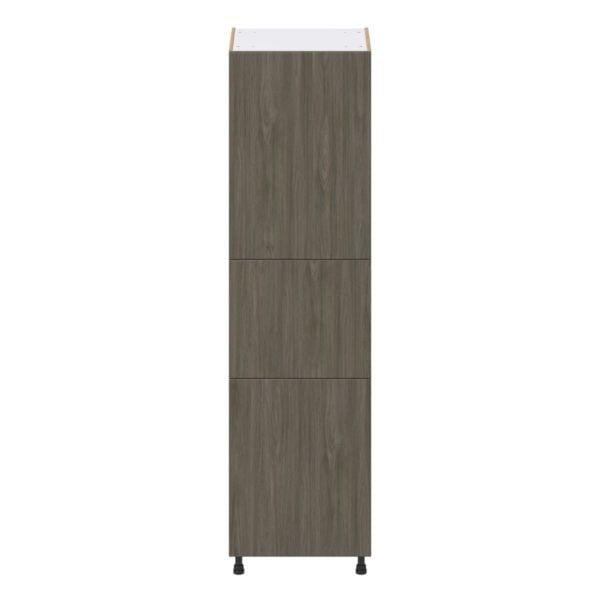 Cordyline Textured Slab Walnut Assembled Pantry  Cabinet with 5 Shelves (24 in. W x 89.5 in. H x 24 in. D)