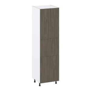 Cordyline Textured Slab Walnut Assembled Pantry  Cabinet with 5 Shelves (24 in. W x 89.5 in. H x 24 in. D)