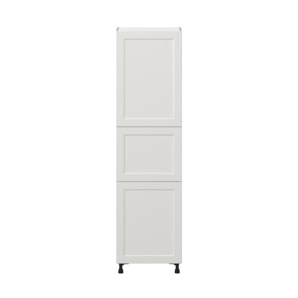 Wisteria Painted Light Gray Recessed Assembled Pantry  Cabinet with 5 Shelves (24 in. W x 89.5 in. H x 24 in. D)