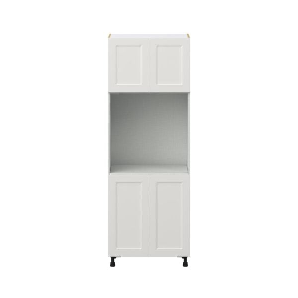 Wisteria Painted Light Gray Recessed Assembled Single Oven  Cabinet (30 in. W x 84.5 in. H x 24 in. D)