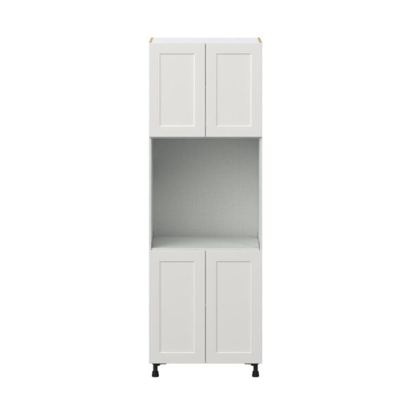 Wisteria Painted Light Gray Recessed Assembled Single Oven  Cabinet (30 in. W x 89.5 in. H x 24 in. D)