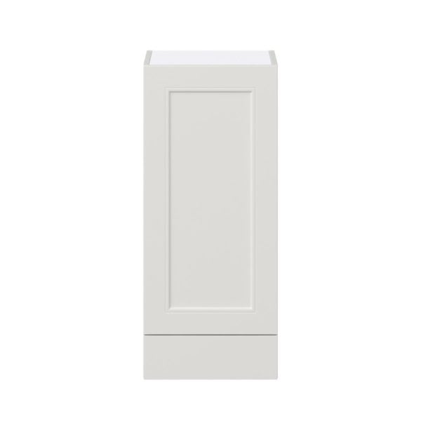 Wisteria Painted Light Gray Recessed Assembled Wall  Cabinet with a Door and a 5 in. Drawer (15 in. W x 35 in. H x 14 in. D)