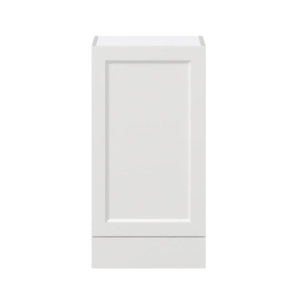 Magnolia Painted Bright White Recessed Assembled Wall  Cabinet with a Door and a 5 in. Drawer (18 in. W x 35 in. H x 14 in. D)