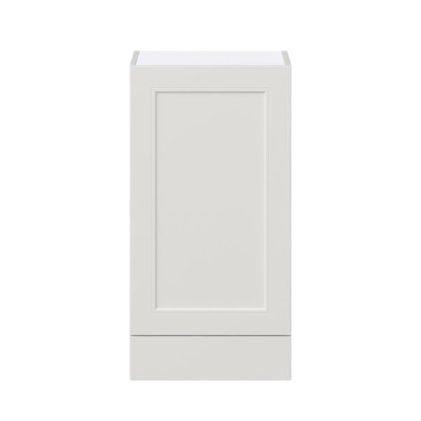 Wisteria Painted Light Gray Recessed Assembled Wall  Cabinet with a Door and a 5 in. Drawer (18 in. W x 35 in. H x 14 in. D)