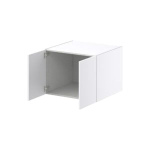 Lily Bright White  Slab Assembled Deep Wall Bridge Cabinet (27 in. W X 20 in. H X 24 in. D)