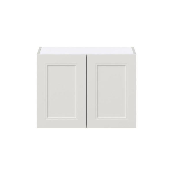 Wisteria Painted Light Gray Recessed Assembled Wall Bridge  Cabinet (27 in. W X 20 in. H X 14 in. D)