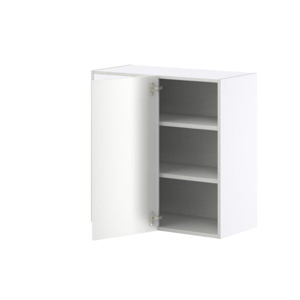 Magnolia Painted Bright White Recessed Assembled Wall Blind Corner  Cabinet (30 in. W X 30 in. H X 14 in. D)