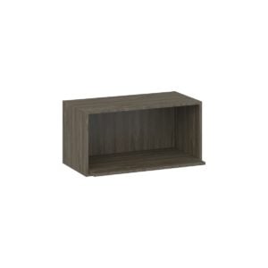 Cordyline Textured Slab Walnut Assembled Wall Microwave Shelf  Cabinet (30 in. W X 15 in. H X 14 in. D)