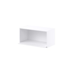 Jasmine Painted Warm White  Shaker Assembled Wall Microwave Shelf  Cabinet (30 in. W X 15 in. H X 14 in. D)