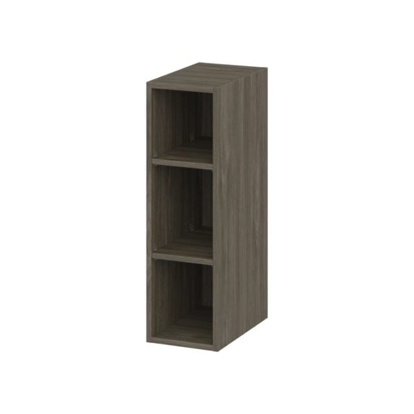 Cordyline Texmel Slab Walnut Wall Open Shelf 9 in. W X 30 in. H X 14 in. D