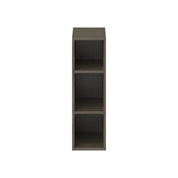 Cordyline Texmel Slab Walnut Wall Open Shelf 9 in. W X 30 in. H X 14 in. D