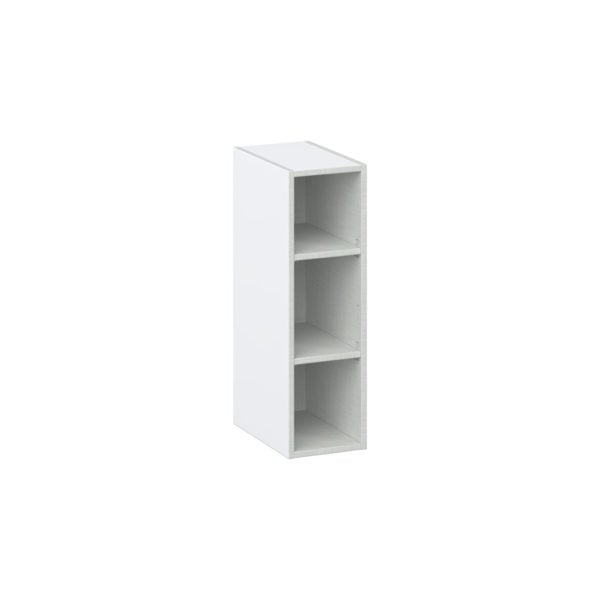 Bright White Wall Open Shelf 9 in. W X 30 in. H X 14 in. D