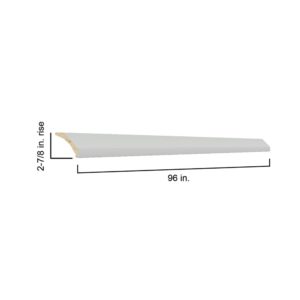 WHITE 96-IN CROWN MOLDING