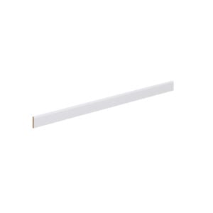 Jasmine Warm White Base 0.75 in. W x 96 in. H x 4.5 in. D Moulding