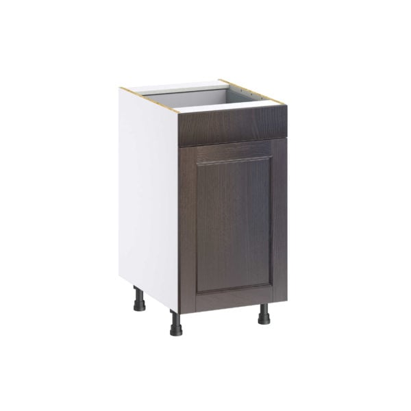 Summerina Chestnut Solid Wood Recessed Assembled Base Cabinet With a Pull Out (18 in. W x 34.5 in. H x 24 in. D)