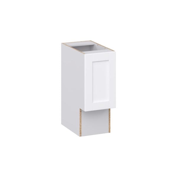 Dahlia Bright White Shaker Assembled 12 in. W x 30 in. H x 21 in. D Accessible ADA Vanity Base Cabinet