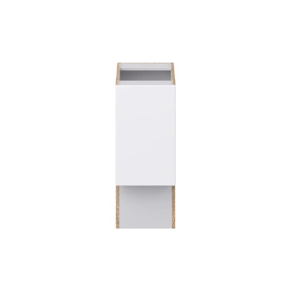 Lily Bright White Slab Assembled 12 in. W x 30 in. H x 21 in. D Accessible ADA Vanity Base Cabinet