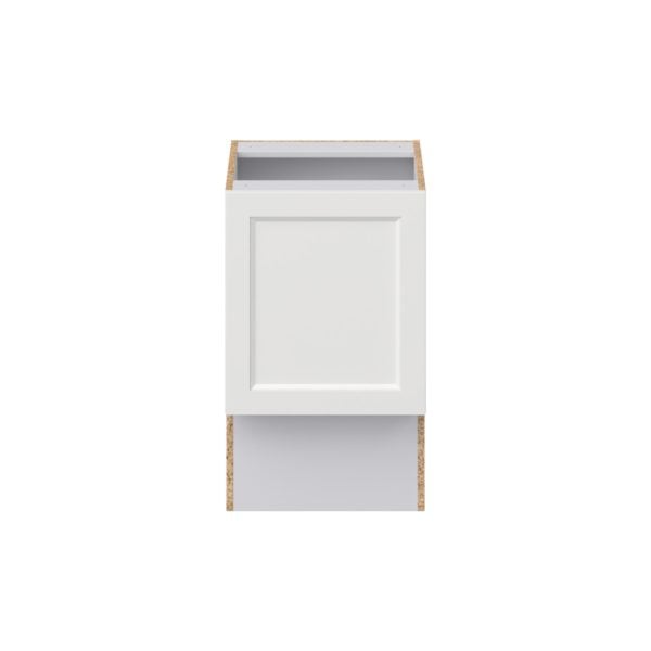 Magnolia Painted Bright White Recessed Assembled 18 in. W x 30 in. H x 21 in. D Accessible ADA Vanity Base Cabinet