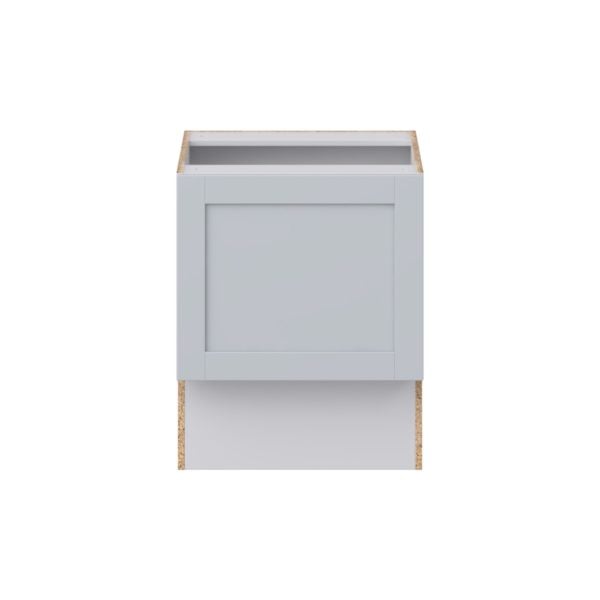 Sea Holly Light Gray Shaker Assembled 24 in. W x 30 in. H x 21 in. D Accessible ADA Vanity Base Cabinet