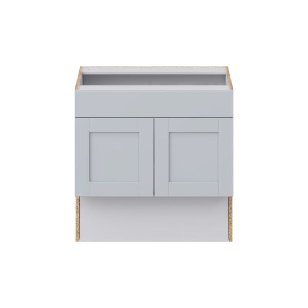 Sea Holly Light Gray Shaker Assembled 30 in. W x 30 in. H x 21 in. D ADA Vanity Sink Base Cabinet With Removable Front