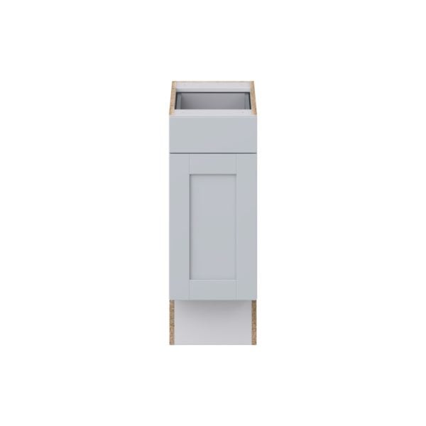 Sea Holly Light Gray Shaker Assembled 12 in. W x 32.5 in. H x 24 in. D Accessible ADA Base Cabinet with 1 Drawer