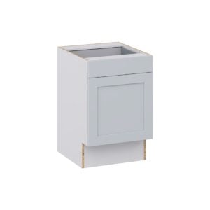 Sea Holly Light Gray Shaker Assembled 21 in. W x 32.5 in. H x 24 in. D Accessible ADA Base Cabinet with 1 Drawer