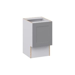 Willow Painted Slate Gray Shaker Assembled 18 in. W x 30 in. H x 21 in. D Accessible ADA Vanity Base Cabinet