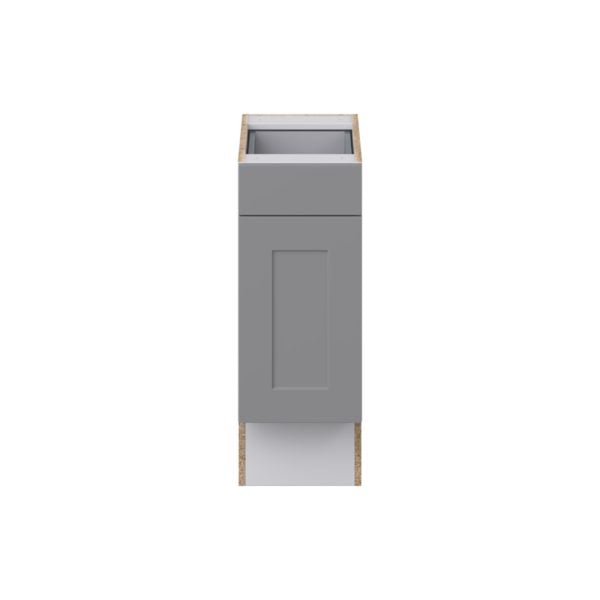 Willow Painted Slate Gray Shaker Assembled 12 in. W x 32.5 in. H x 24 in. D Accessible ADA Base Cabinet with 1 Drawer