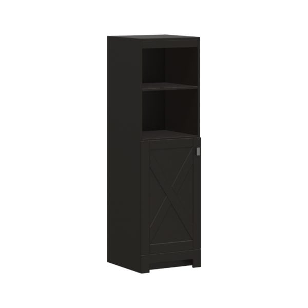 Acacia 18"W x 17-7/8"D x 60"H Cocoa Brown Linen Cabinet