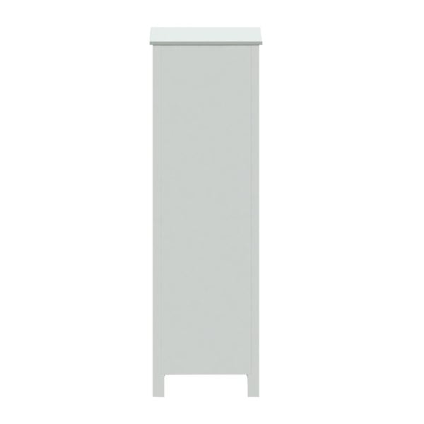 Angelica 19"W x 18-9/16"D x 60"H Vanilla Linen Cabinet