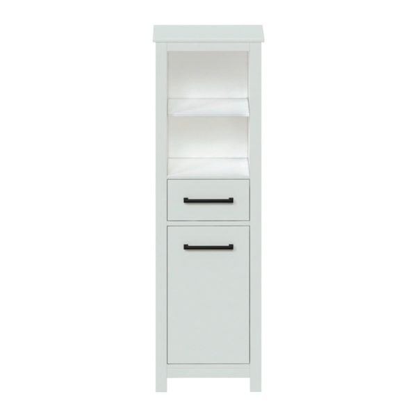 Angelica 19"W x 18-9/16"D x 60"H Vanilla Linen Cabinet