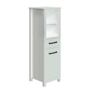 Angelica 19"W x 18-9/16"D x 60"H Vanilla Linen Cabinet