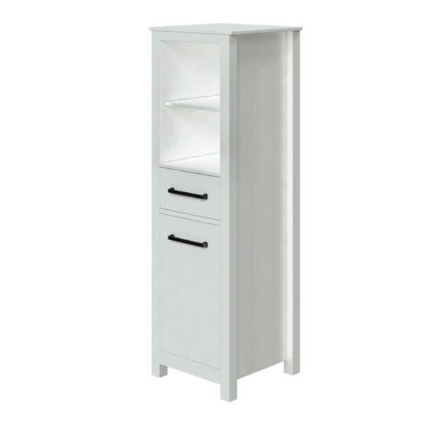 Angelica 19"W x 18-9/16"D x 60"H Vanilla Linen Cabinet