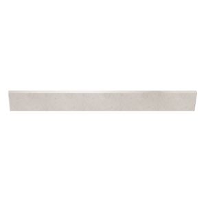 Daisy White 37 in. w x 0.75 in. d x 4 in. h Cultured Marble Backsplash