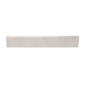 Daisy White 22 in. Cultured Marble Side Splash  (Universal)