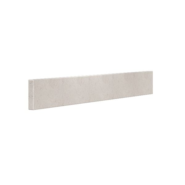 Daisy White 31 in. w x 0.75 in. d x 4 in. h Cultured Marble Backsplash