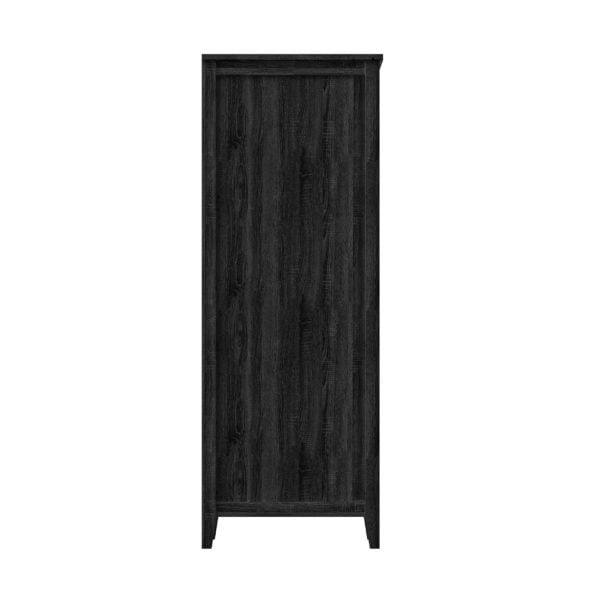 Foxglove 17-1/2"W x 22"D x 60"H Coal Black Linen Cabinet