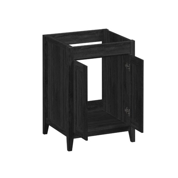 Foxglove 24"W x 21-5/8"D Coal Black Vanity Cabinet