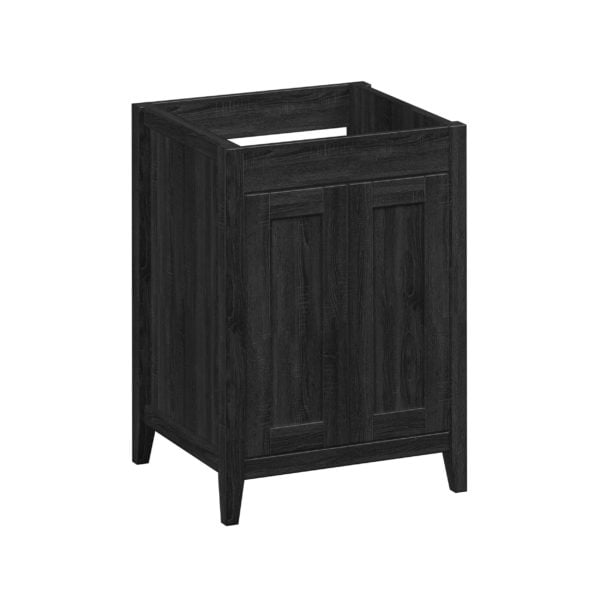 Foxglove 24"W x 21-5/8"D Coal Black Vanity Cabinet