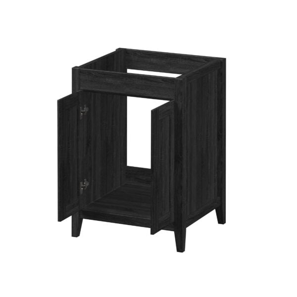 Foxglove 24"W x 21-5/8"D Coal Black Vanity Cabinet