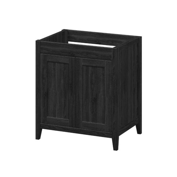 Foxglove 30"W x 21-5/8"D Coal Black Vanity Cabinet