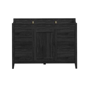 Foxglove 48"W x 21-5/8"D Coal Black Vanity Cabinet