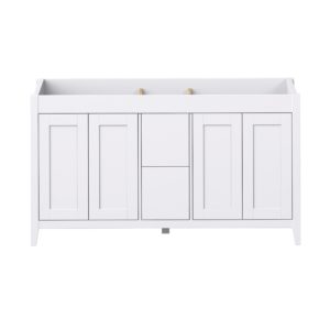 Foxglove 60"W x 21-5/8"D Alabaster Vanity Cabinet