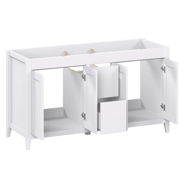 Foxglove 60"W x 21-5/8"D Alabaster Vanity Cabinet