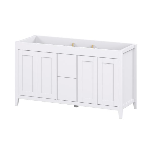 Foxglove 60"W x 21-5/8"D Alabaster Vanity Cabinet