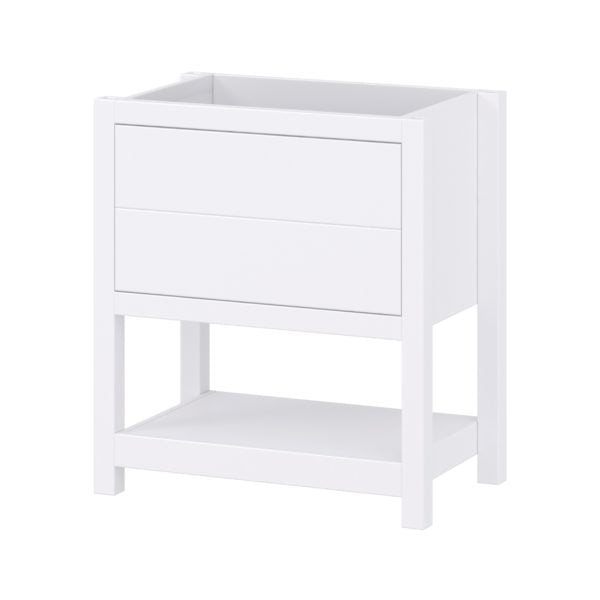 Hibiscus 30"W x 18-5/8"D Bright White Vanity Cabinet