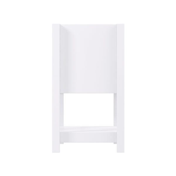 Hibiscus 36"W x 18-5/8"D Bright White Vanity Cabinet